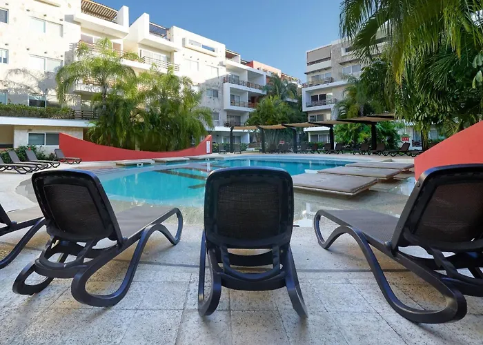 Modern 2 Bedroom With Pool, Bbq & Gym - Solana At Sabbia Сasa de vacaciones Playa del Carmen