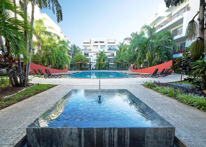 Modern 2 Bedroom With Pool, Bbq & Gym - Solana At Sabbia Сasa de vacaciones Playa del Carmen