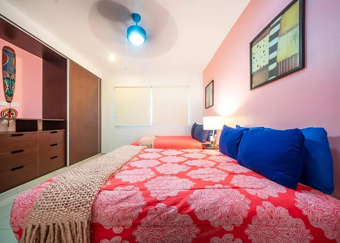 Modern 2 Bedroom With Pool, Bbq & Gym - Solana At Sabbia Сasa de vacaciones Playa del Carmen
