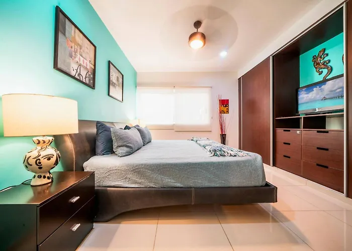 Modern 2 Bedroom With Pool, Bbq & Gym - Solana At Sabbia * Playa del Carmen